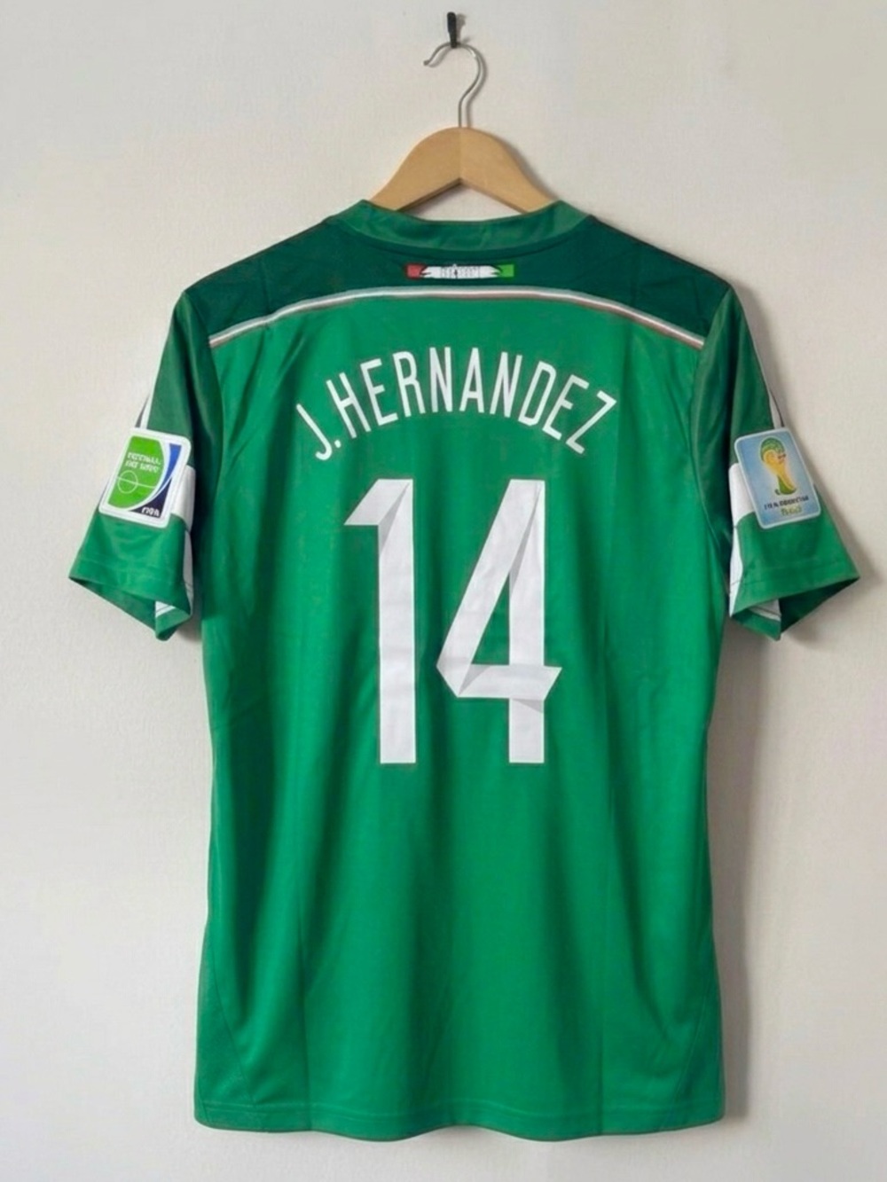 Chicharito #14 Mexico 2014 Home Jersey